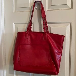 Unbranded red faux leather purse